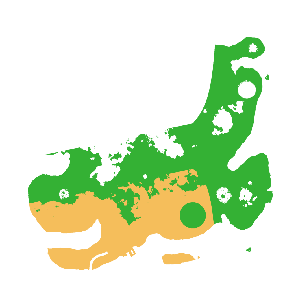 Biome Rust Map: Procedural Map, Size: 3000, Seed: 156174