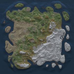 Thumbnail Rust Map: Procedural Map, Size: 4250, Seed: 217420736, 19 Monuments