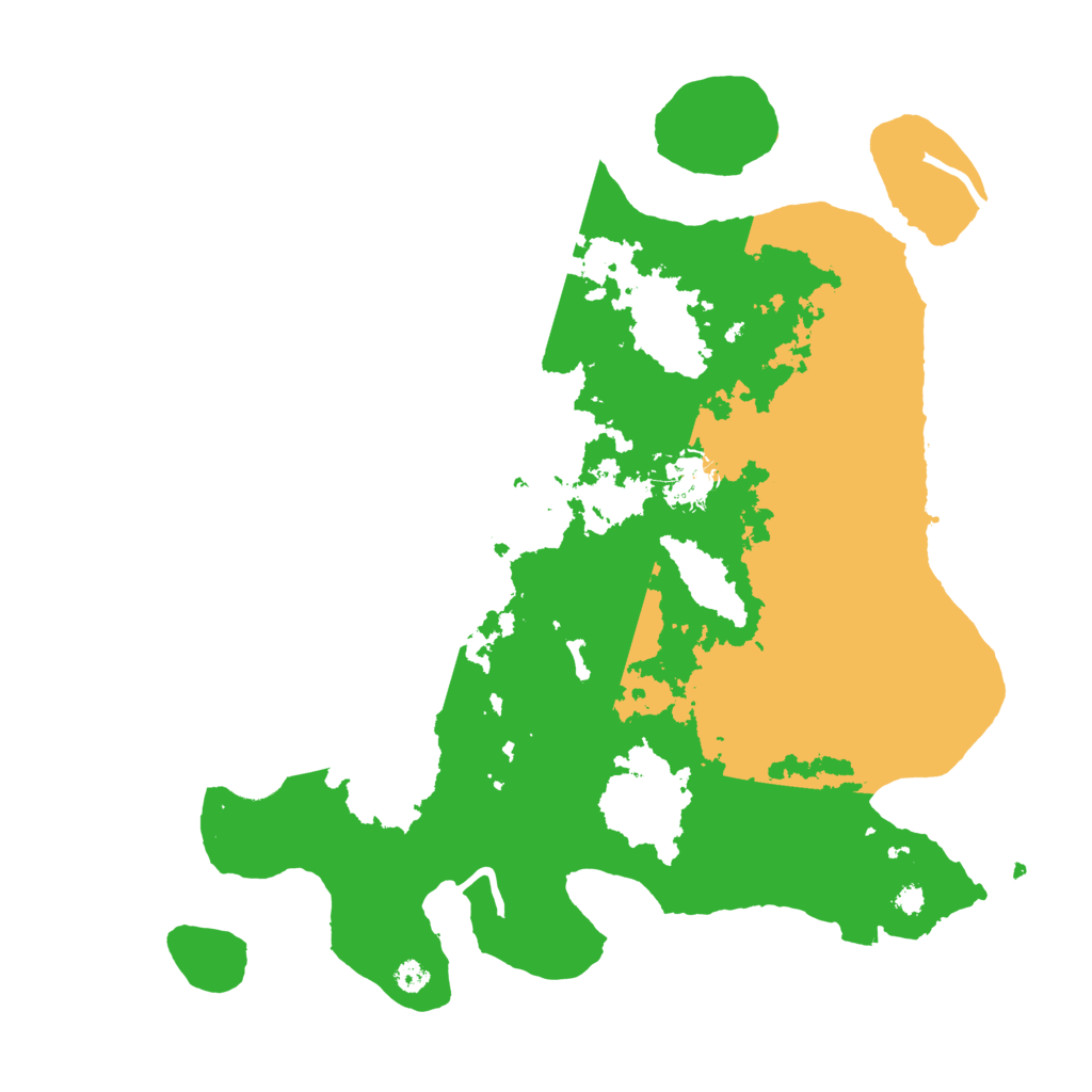 Biome Rust Map: Procedural Map, Size: 3500, Seed: 5548904