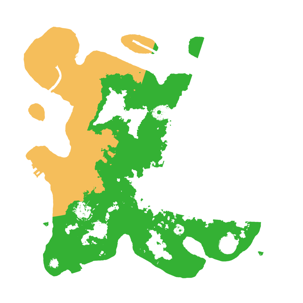 Biome Rust Map: Procedural Map, Size: 3000, Seed: 2458250