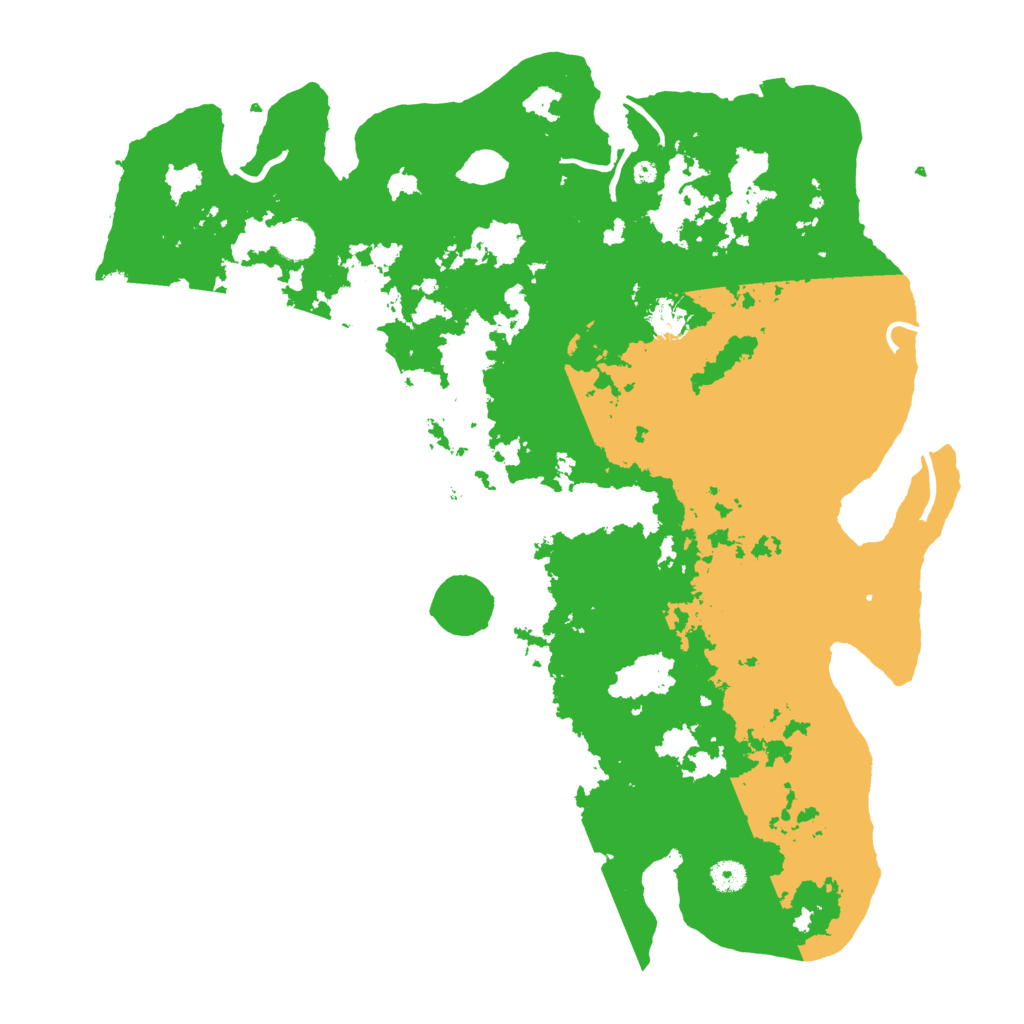 Biome Rust Map: Procedural Map, Size: 4500, Seed: 166234144