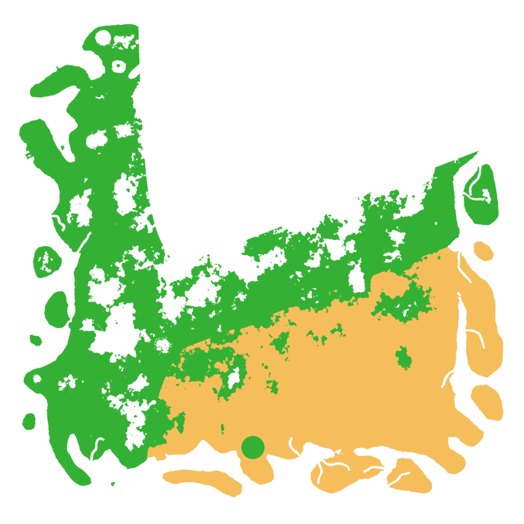 Biome Rust Map: Procedural Map, Size: 6000, Seed: 123432345
