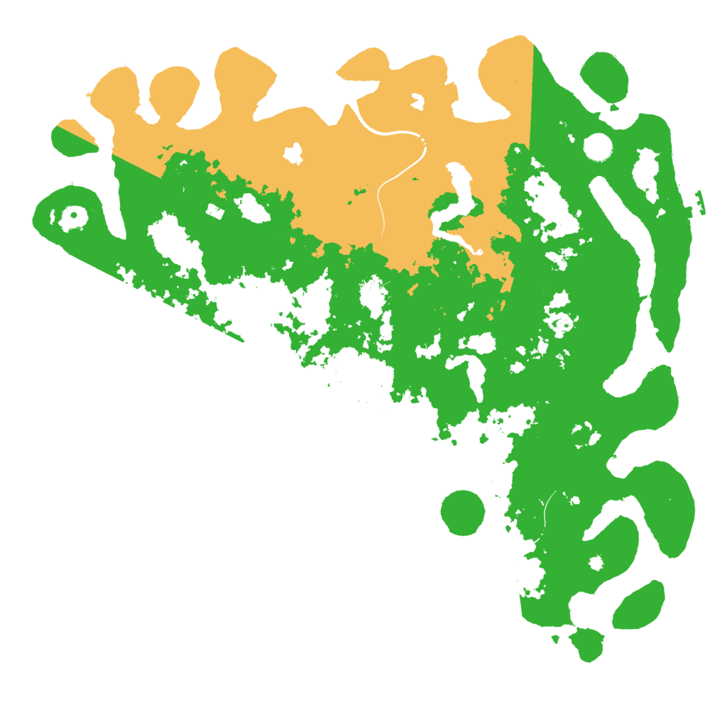 Biome Rust Map: Procedural Map, Size: 4500, Seed: 357753576
