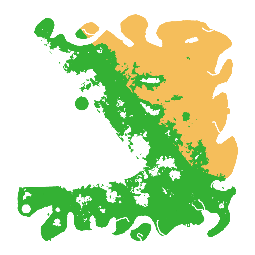 Biome Rust Map: Procedural Map, Size: 5000, Seed: 7657563