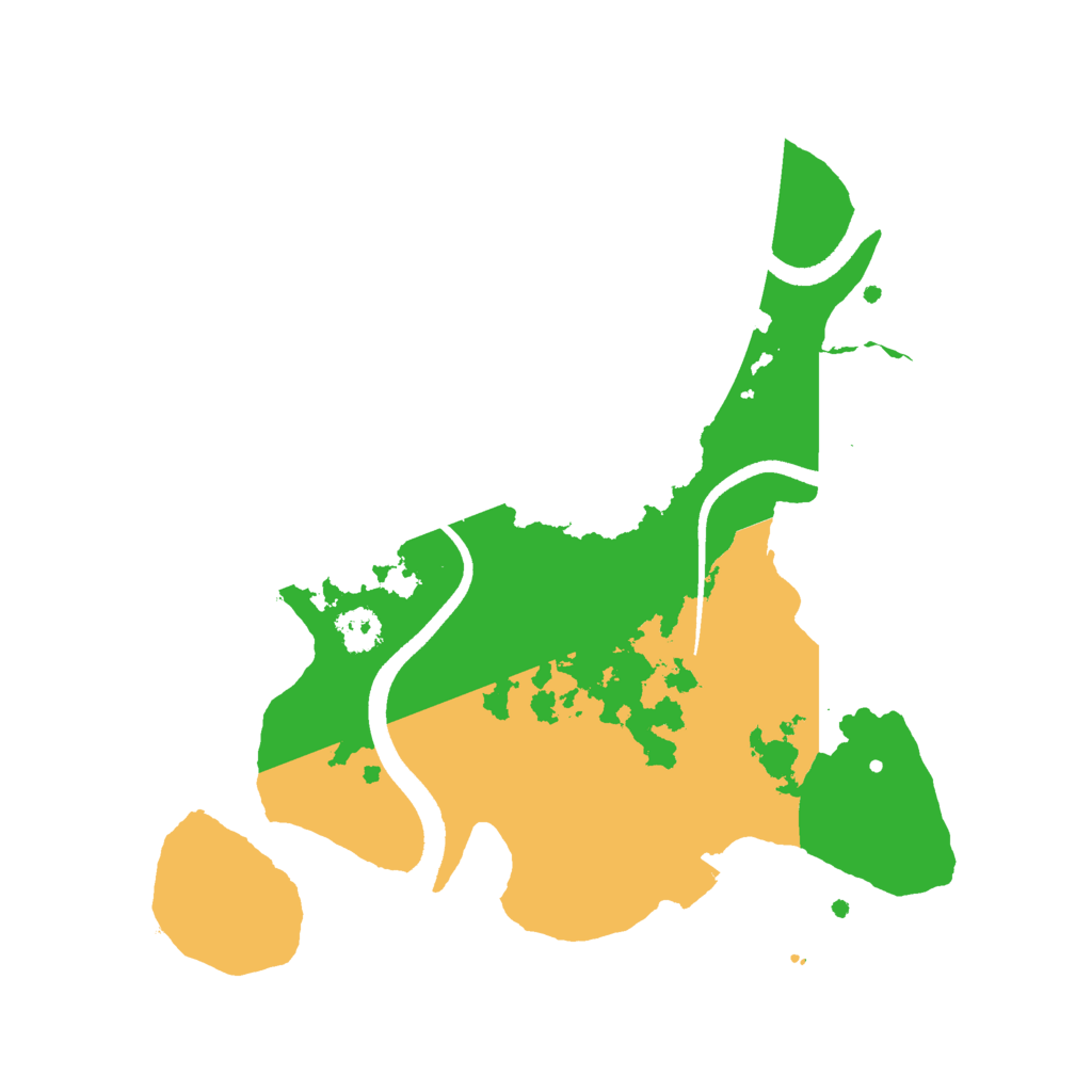 Biome Rust Map: Procedural Map, Size: 2500, Seed: 933800380