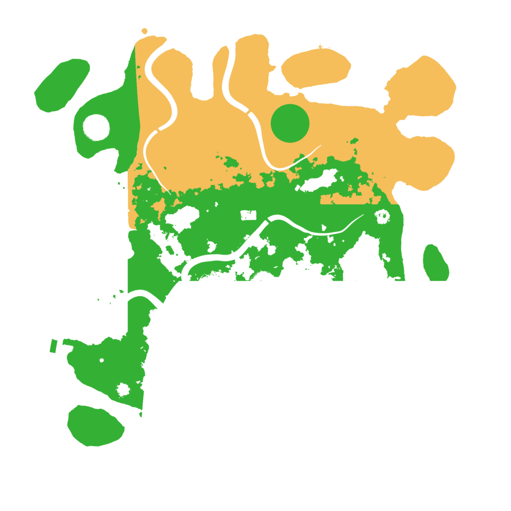 Biome Rust Map: Procedural Map, Size: 3500, Seed: 230818995