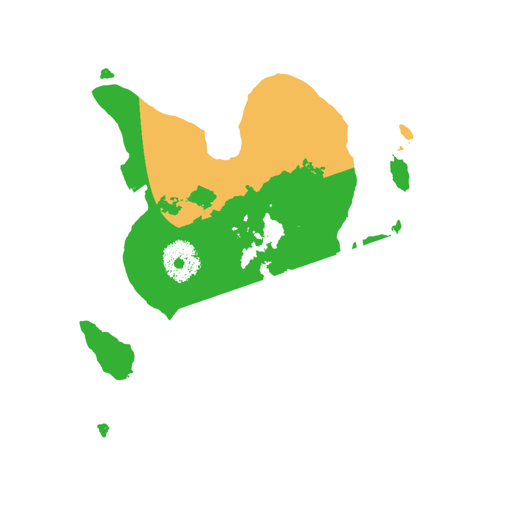 Biome Rust Map: Procedural Map, Size: 2000, Seed: 118683323