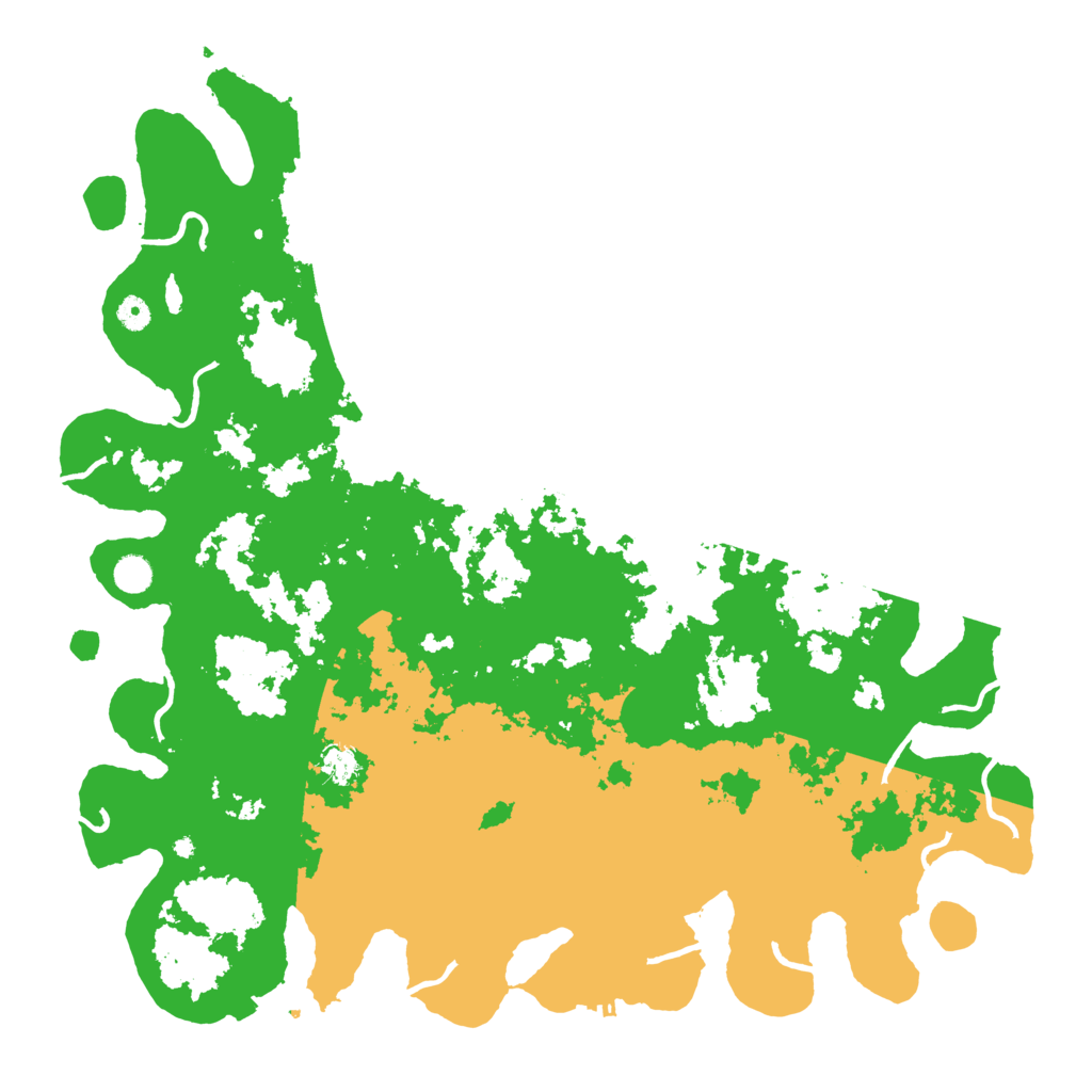Biome Rust Map: Procedural Map, Size: 5000, Seed: 152281659