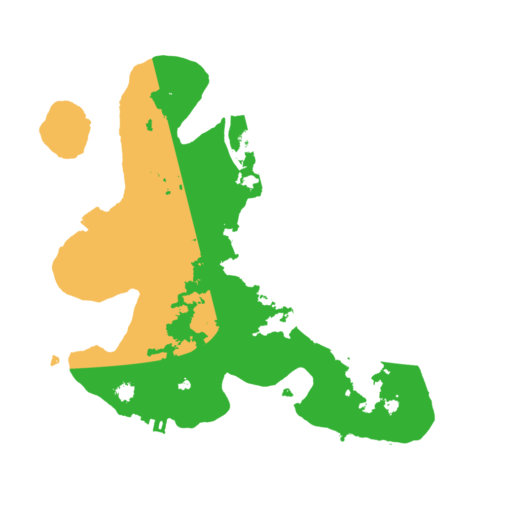 Biome Rust Map: Procedural Map, Size: 2500, Seed: 853368177