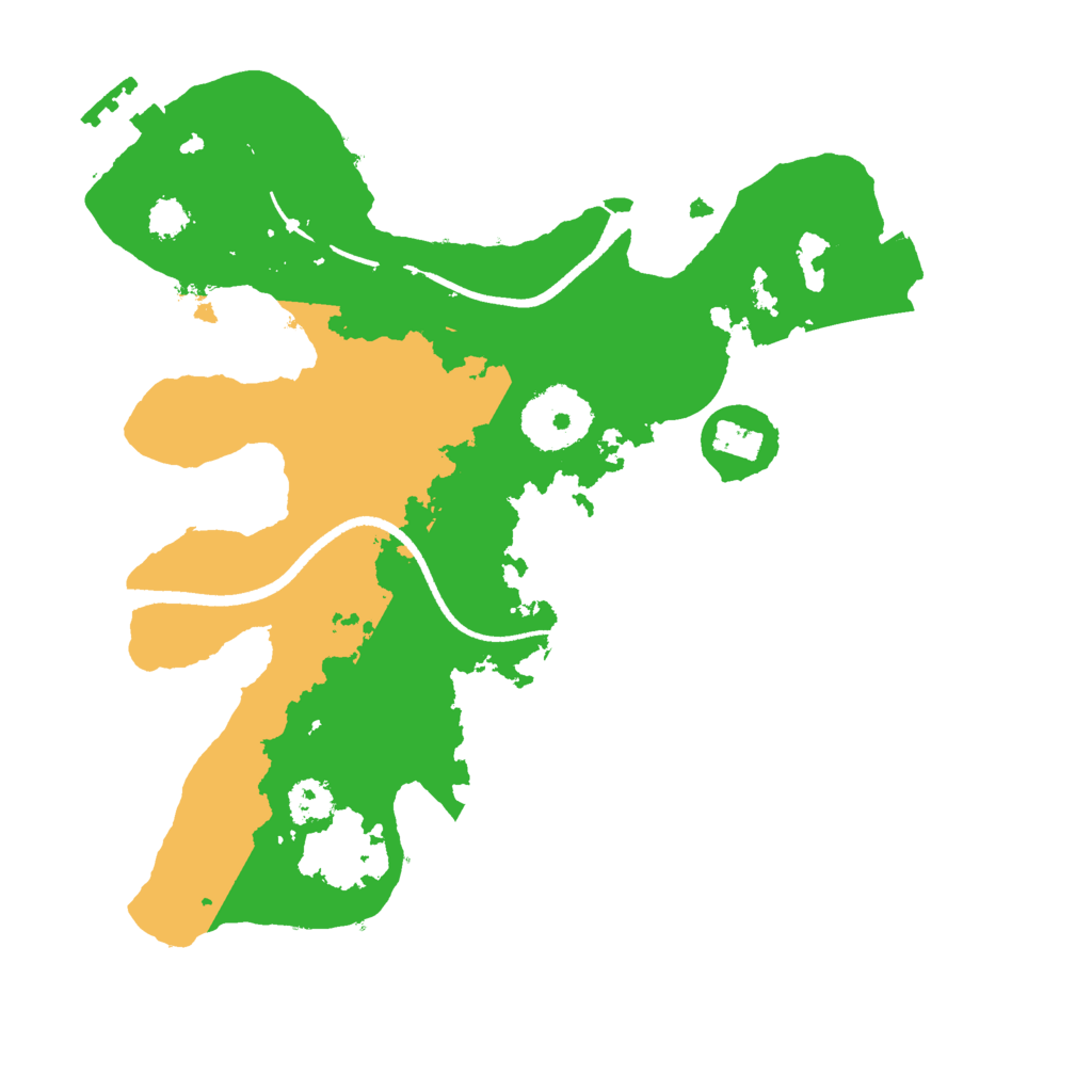 Biome Rust Map: Procedural Map, Size: 2500, Seed: 1549848526