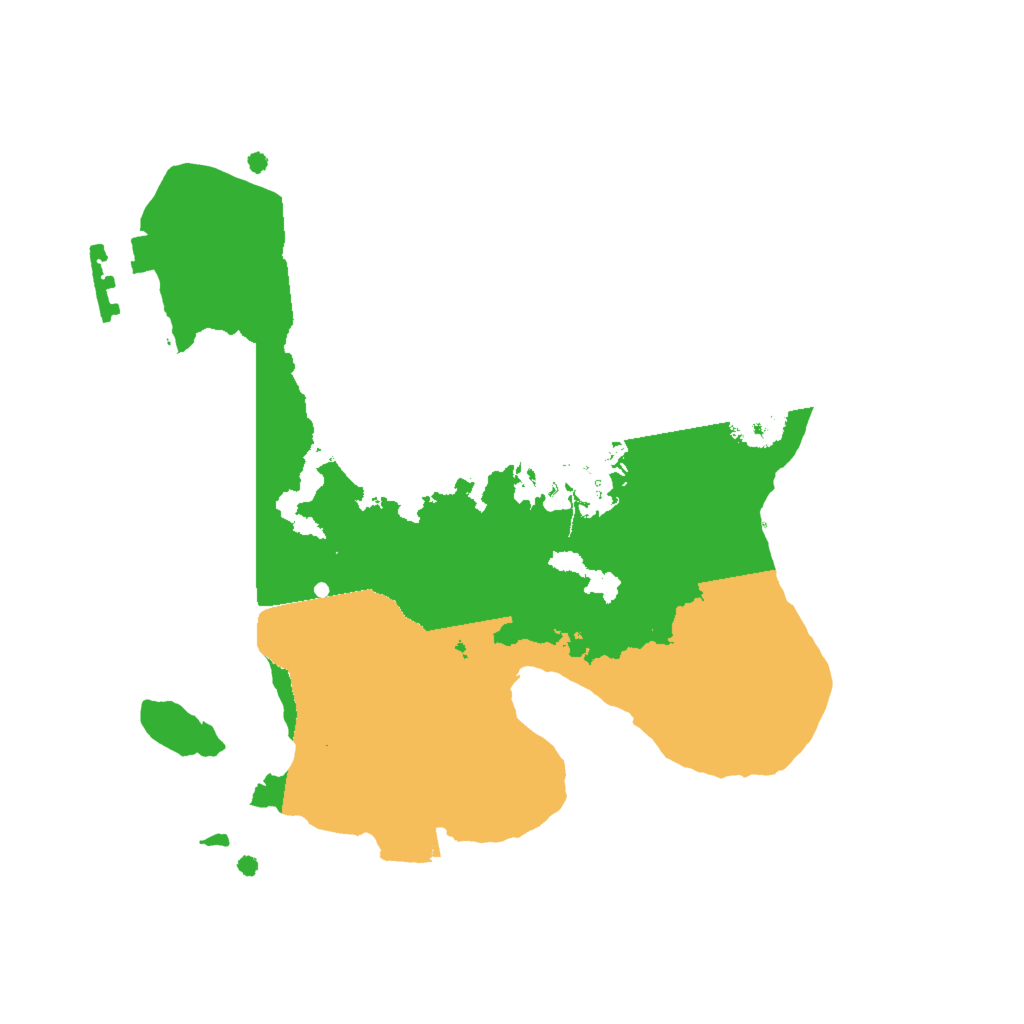 Biome Rust Map: Procedural Map, Size: 2000, Seed: 1050635116