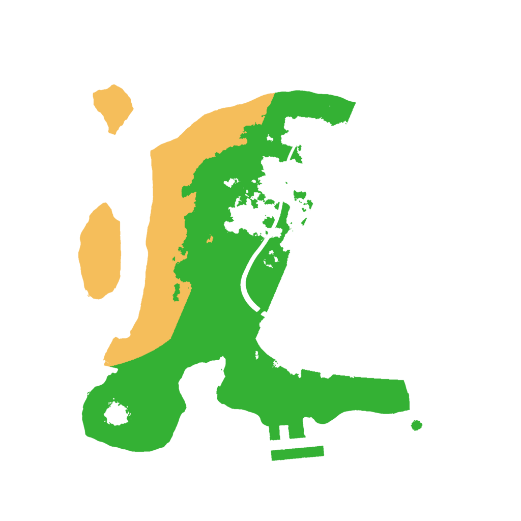 Biome Rust Map: Procedural Map, Size: 2000, Seed: 1754768214