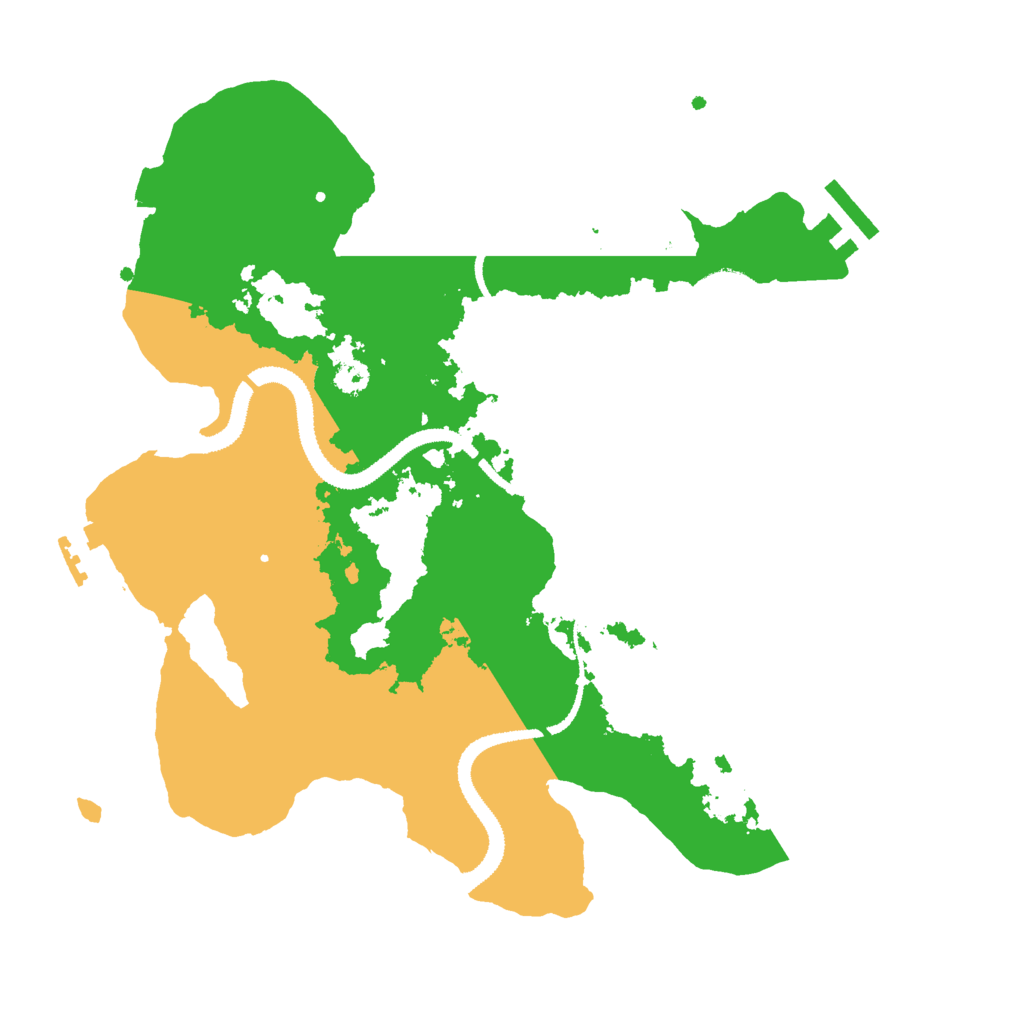 Biome Rust Map: Procedural Map, Size: 3000, Seed: 867530986