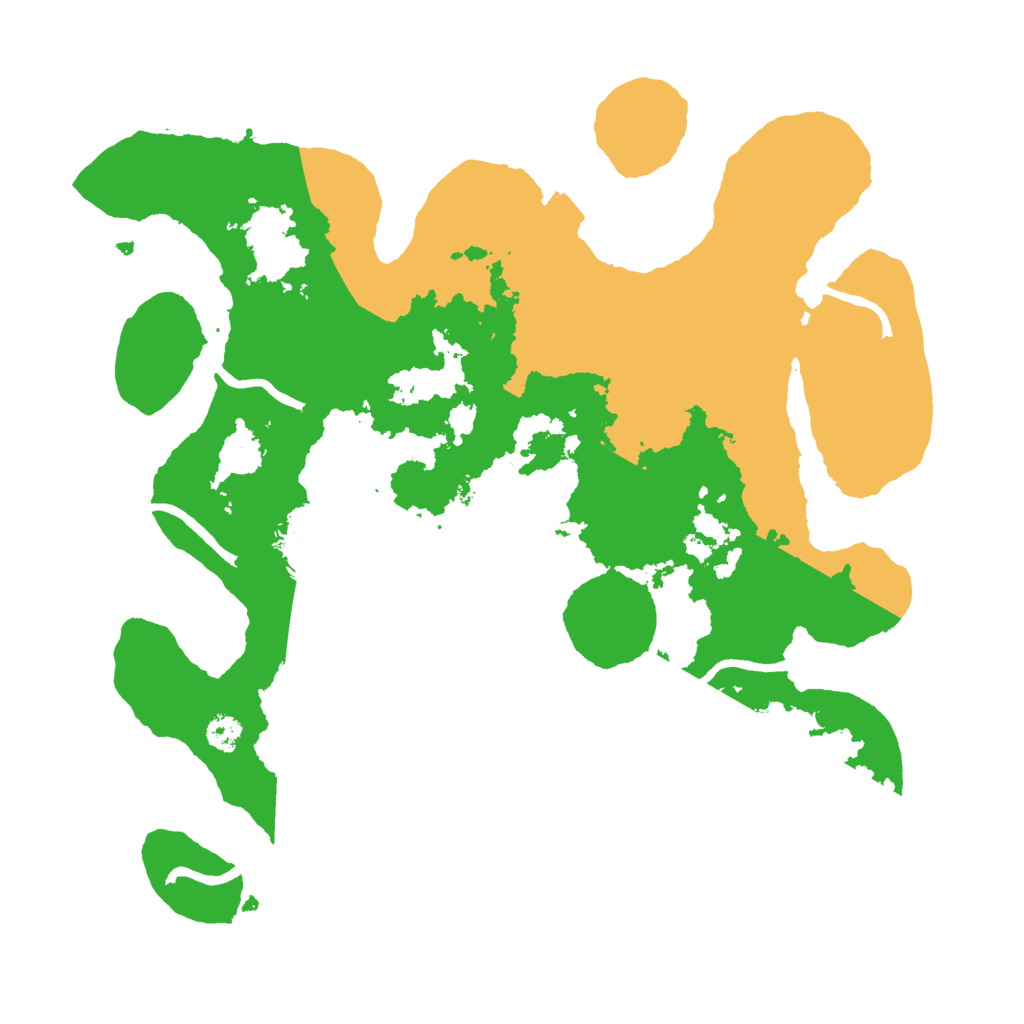 Biome Rust Map: Procedural Map, Size: 3000, Seed: 1980083245