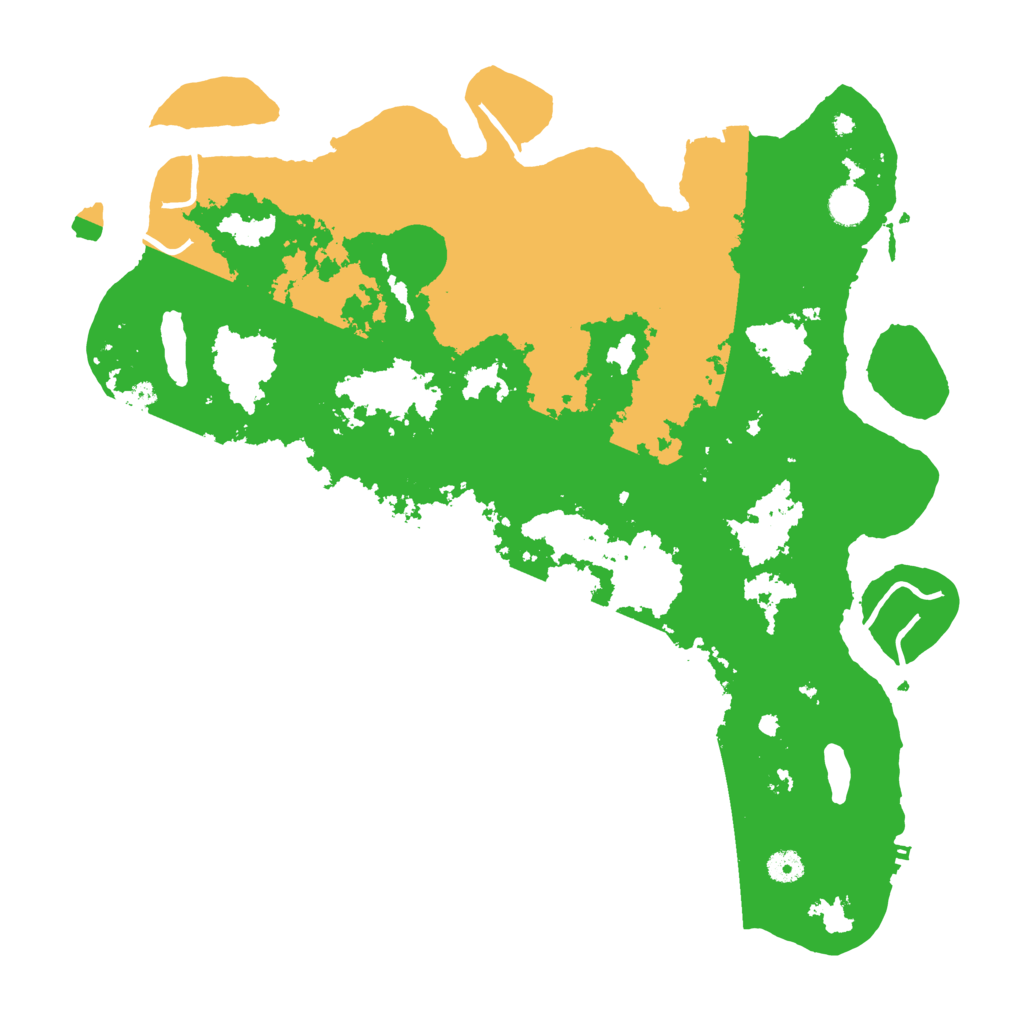 Biome Rust Map: Procedural Map, Size: 4500, Seed: 296781552