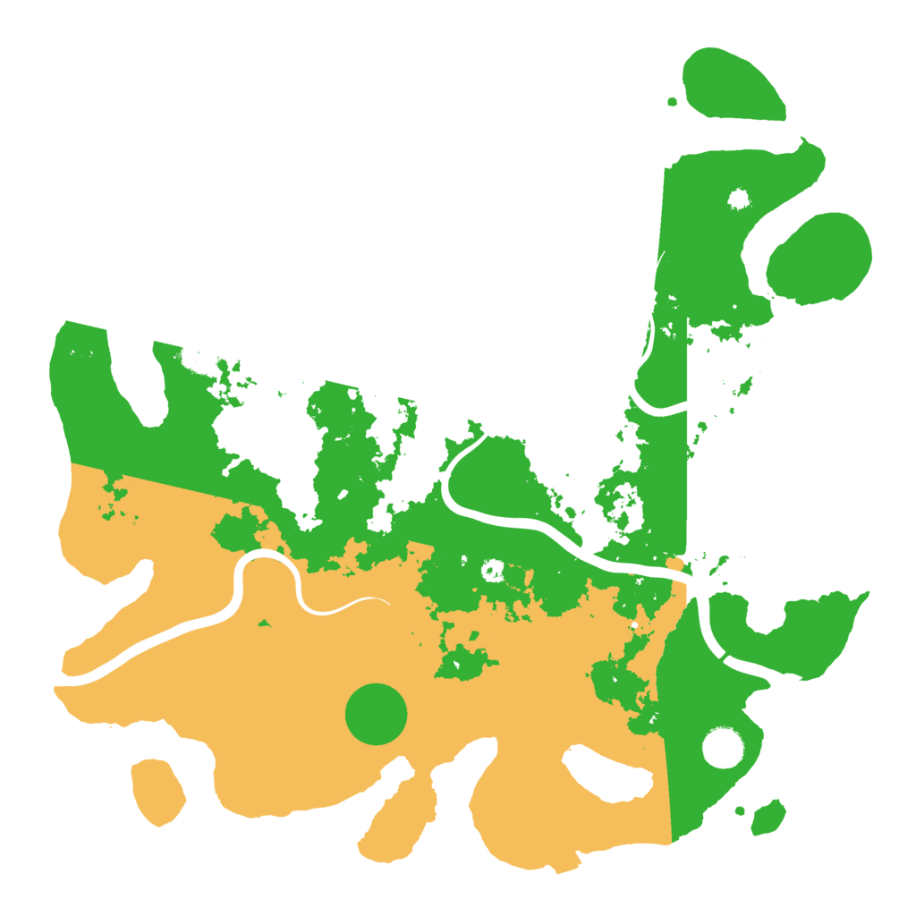 Biome Rust Map: Procedural Map, Size: 3900, Seed: 85991337