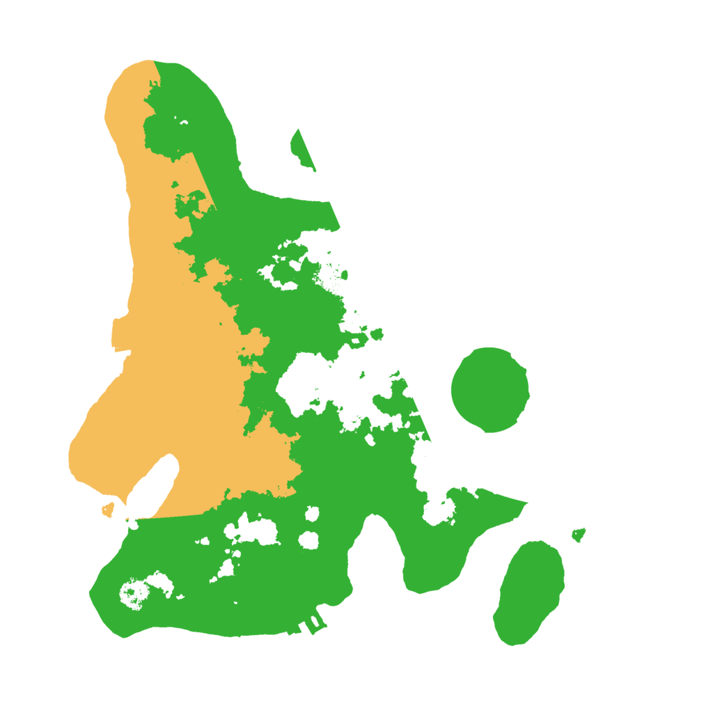 Biome Rust Map: Procedural Map, Size: 2500, Seed: 1456227799