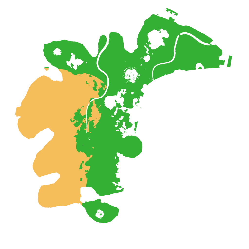 Biome Rust Map: Procedural Map, Size: 3000, Seed: 61988
