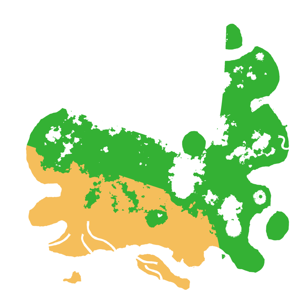 Biome Rust Map: Procedural Map, Size: 3500, Seed: 78485618