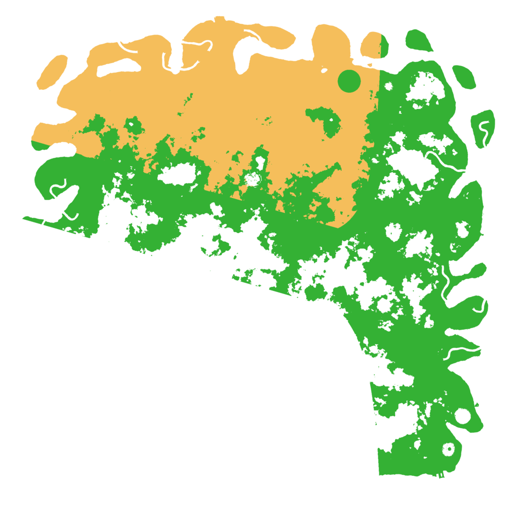 Biome Rust Map: Procedural Map, Size: 6000, Seed: 31947