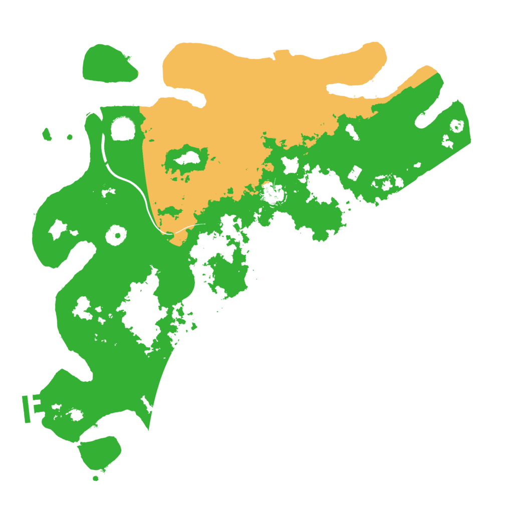 Biome Rust Map: Procedural Map, Size: 3800, Seed: 63738179