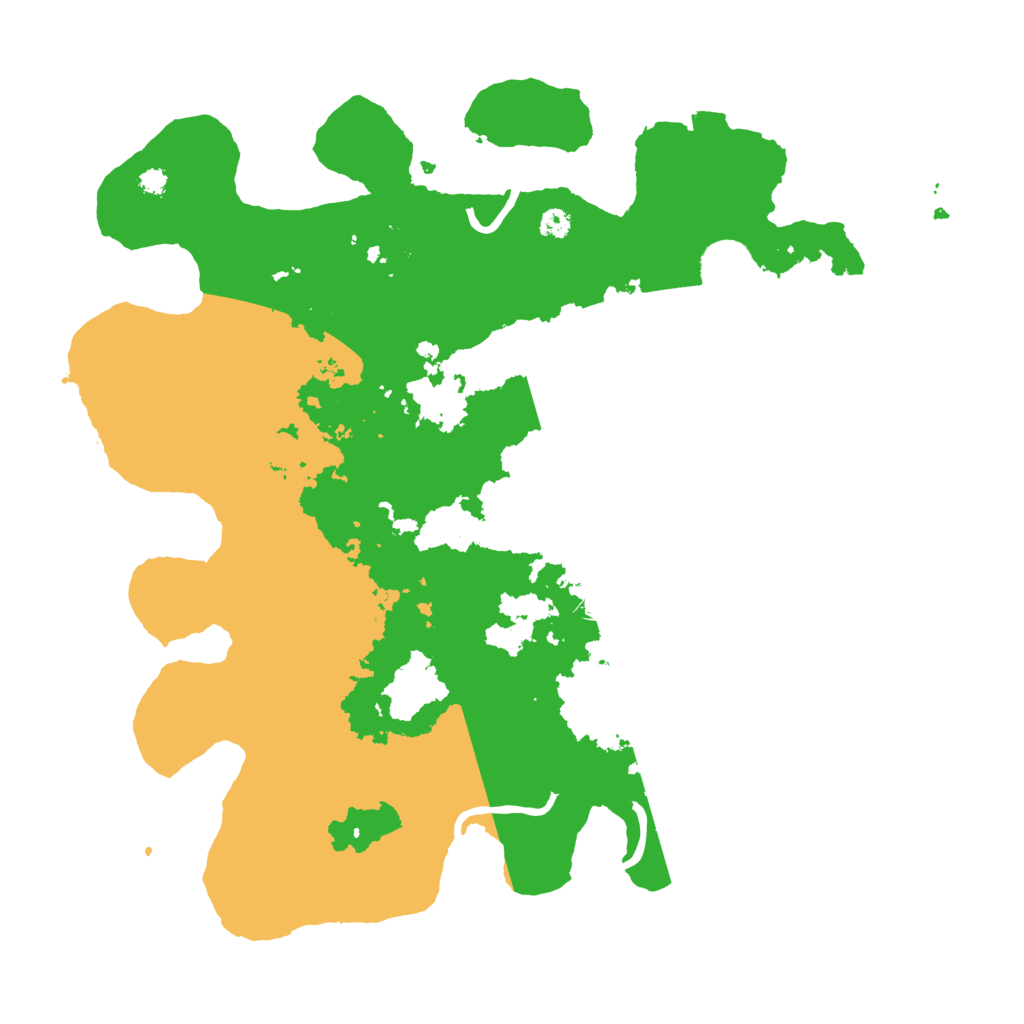 Biome Rust Map: Procedural Map, Size: 3500, Seed: 223967221