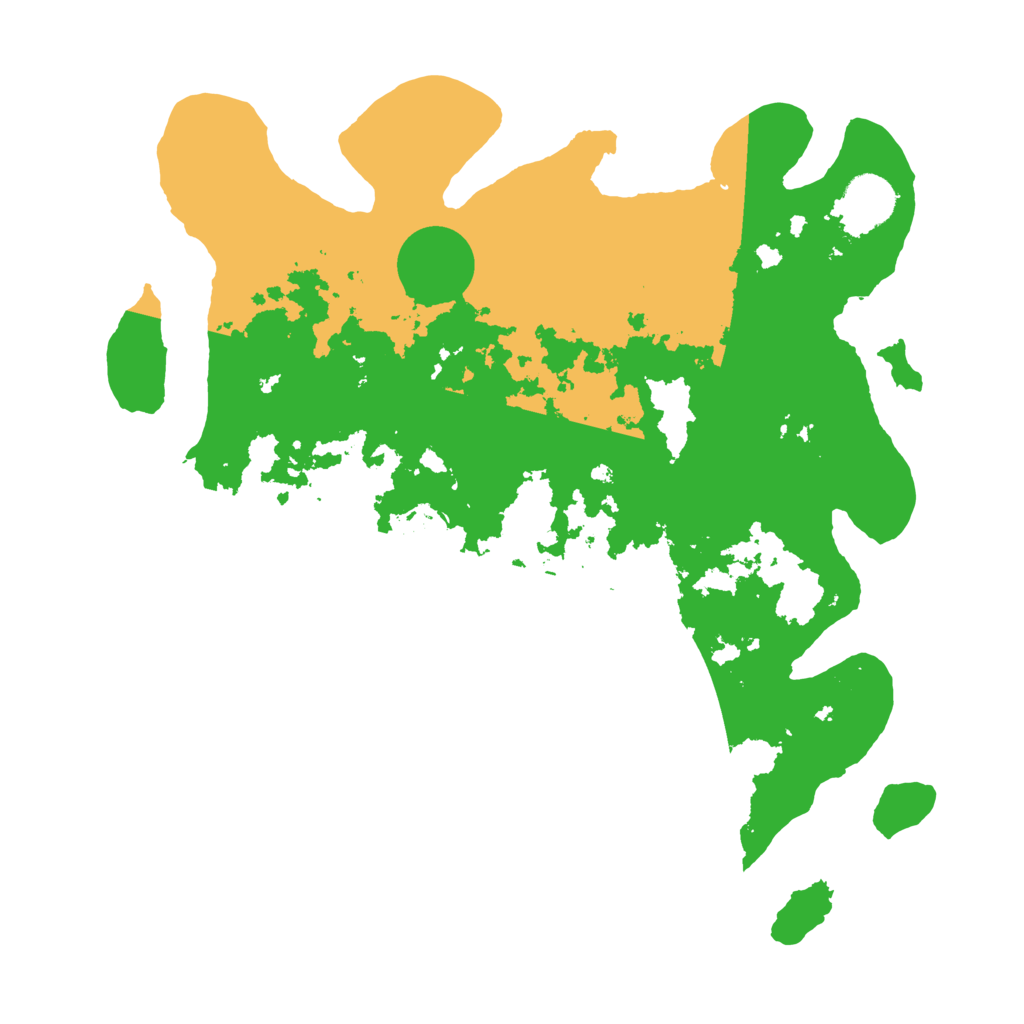 Biome Rust Map: Barren, Size: 3500, Seed: 1793732051