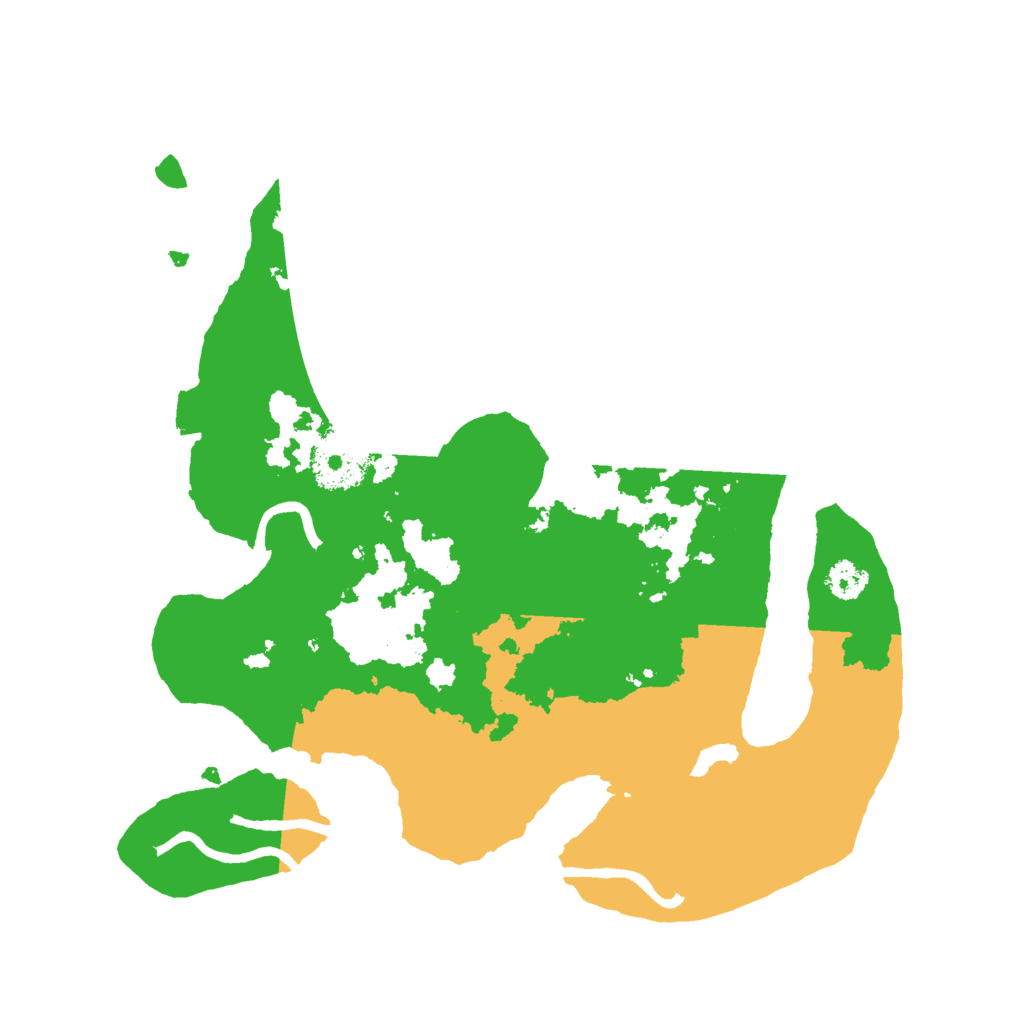 Biome Rust Map: Procedural Map, Size: 2700, Seed: 884819821