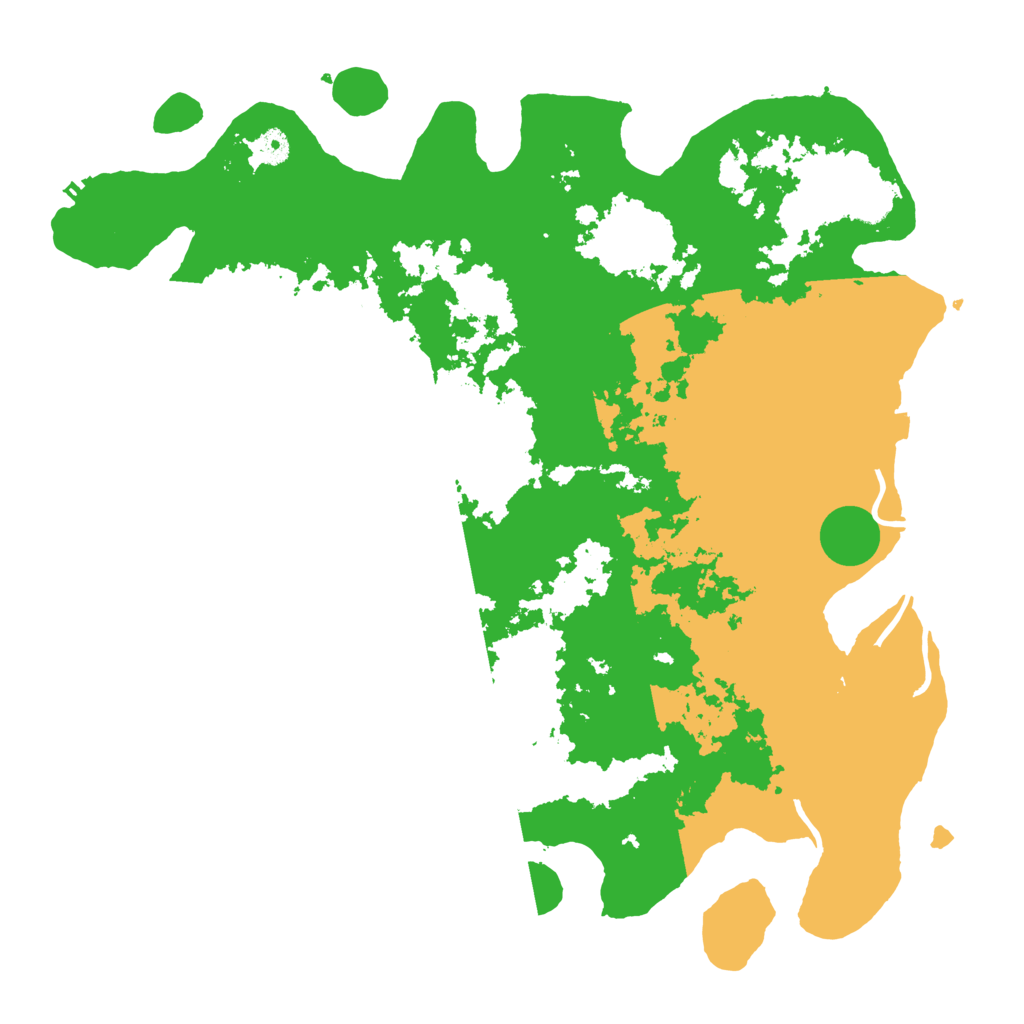 Biome Rust Map: Procedural Map, Size: 4500, Seed: 270770172