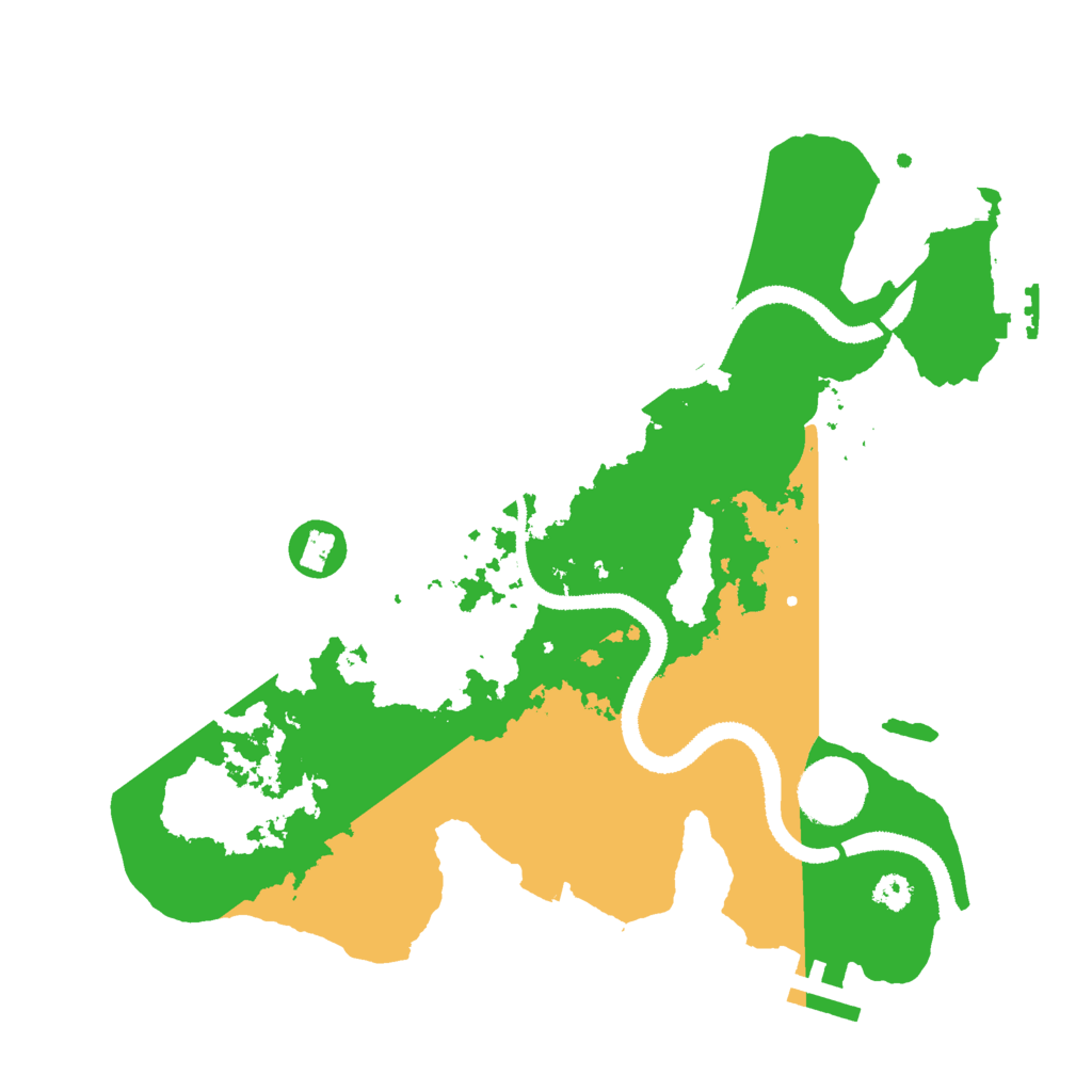 Biome Rust Map: Procedural Map, Size: 3000, Seed: 44329556