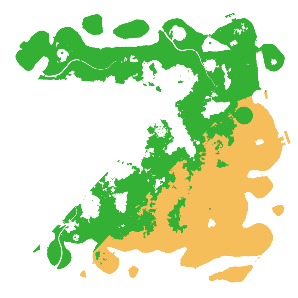 Biome Rust Map: Procedural Map, Size: 4500, Seed: 1513432622