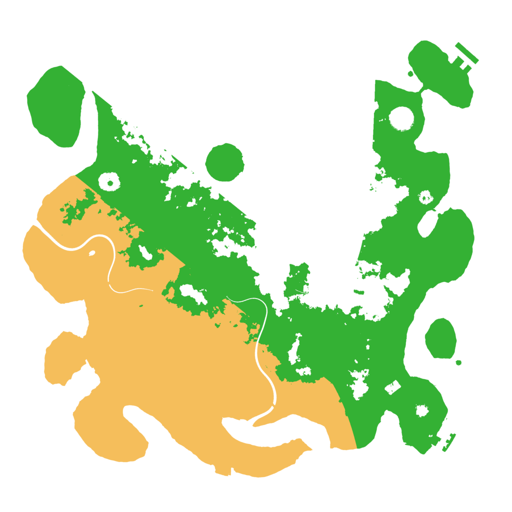 Biome Rust Map: Procedural Map, Size: 3750, Seed: 145902193