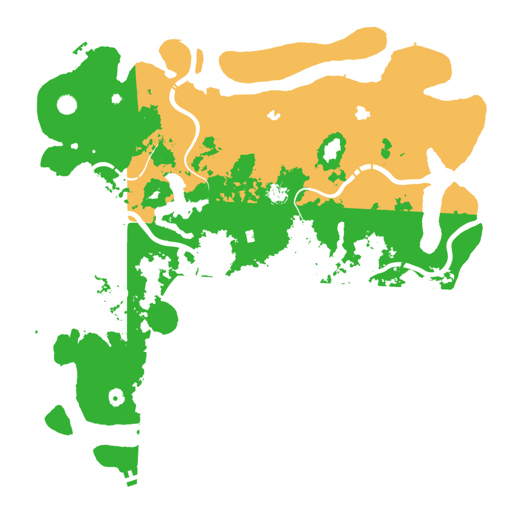 Biome Rust Map: Procedural Map, Size: 4500, Seed: 876974460