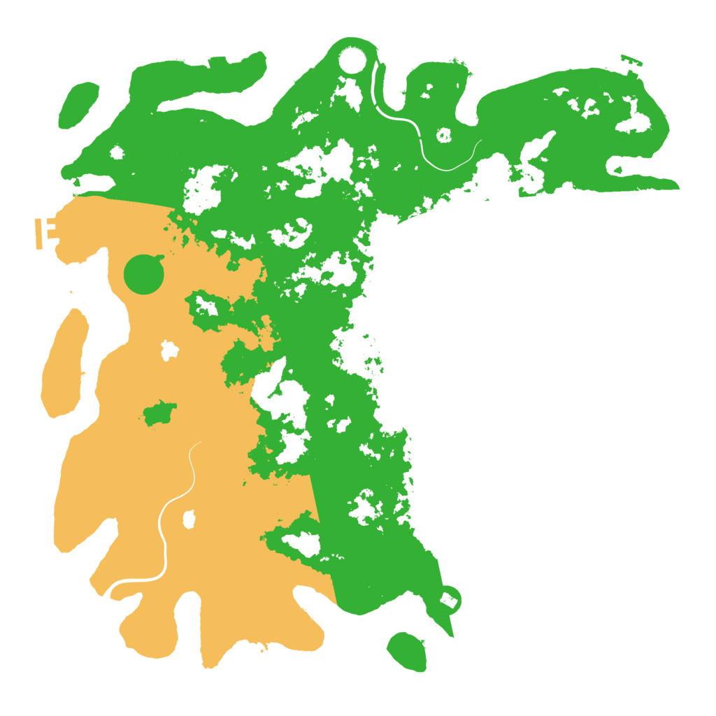 Biome Rust Map: Procedural Map, Size: 4700, Seed: 72900729