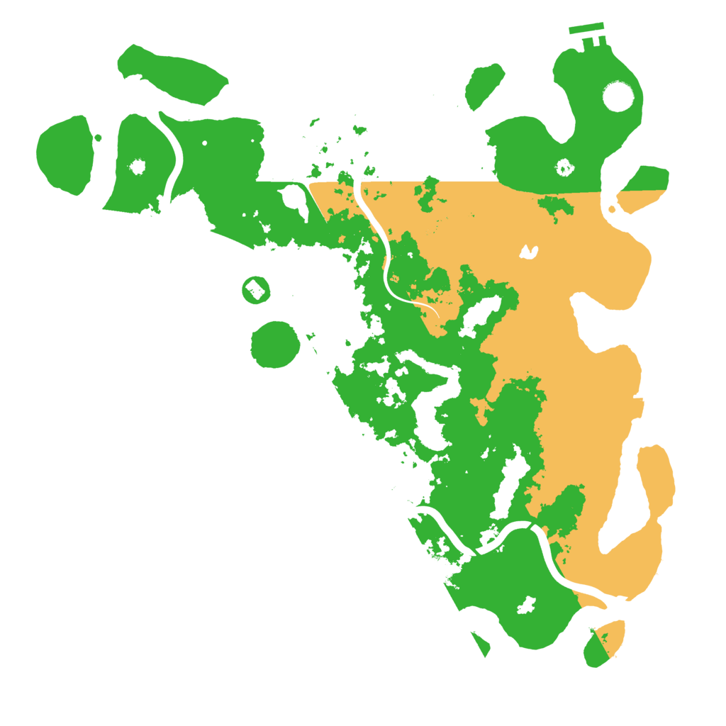 Biome Rust Map: Procedural Map, Size: 4200, Seed: 698224592