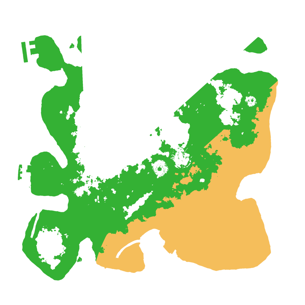 Biome Rust Map: Procedural Map, Size: 3000, Seed: 30223510
