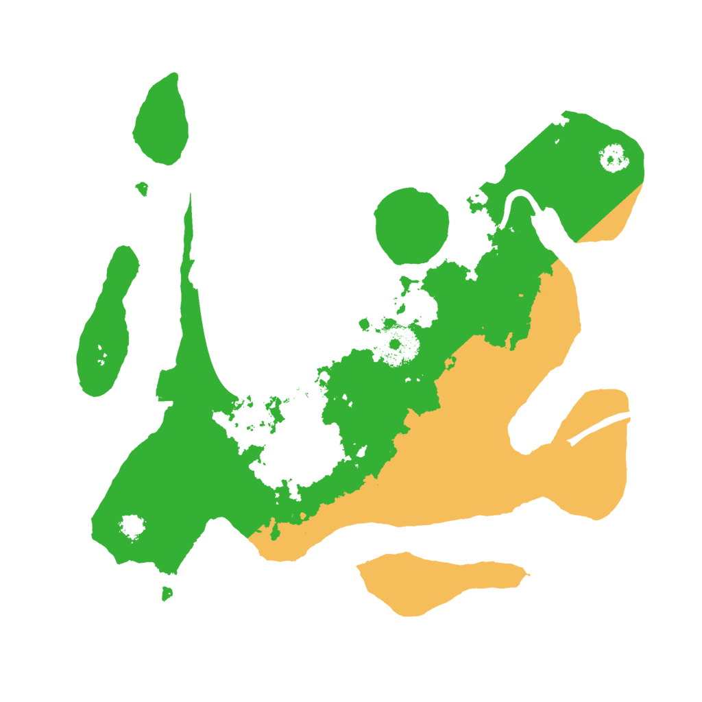 Biome Rust Map: Procedural Map, Size: 2600, Seed: 602944254