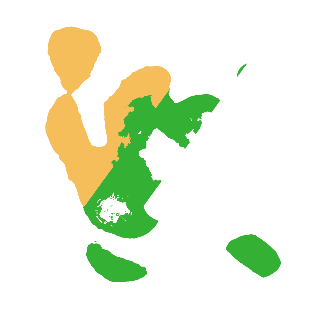 Biome Rust Map: Barren, Size: 2000, Seed: 1245