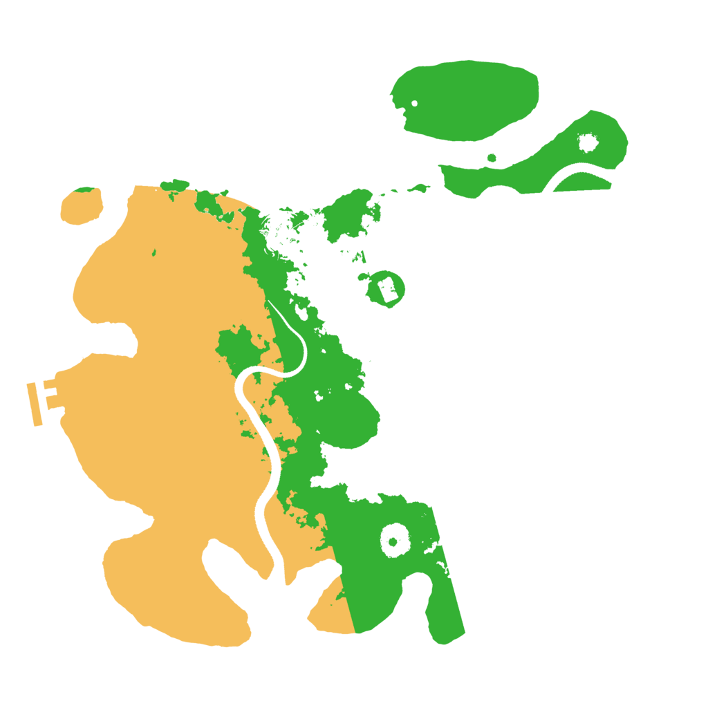 Biome Rust Map: Procedural Map, Size: 3300, Seed: 635200776