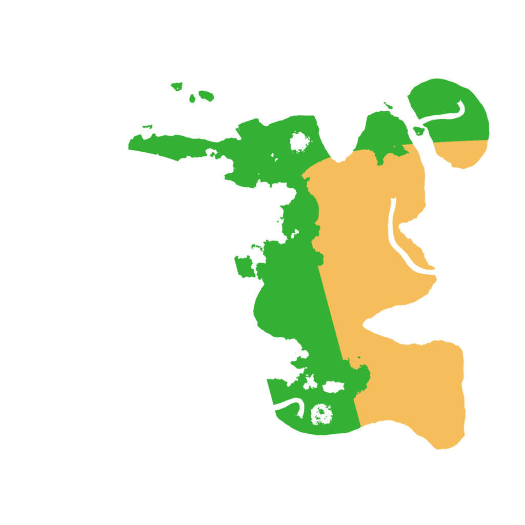 Biome Rust Map: Procedural Map, Size: 2471, Seed: 479378503