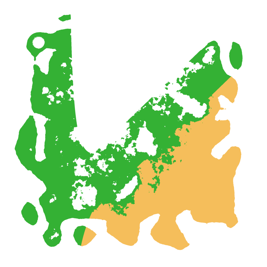 Biome Rust Map: Barren, Size: 4000, Seed: 123456789