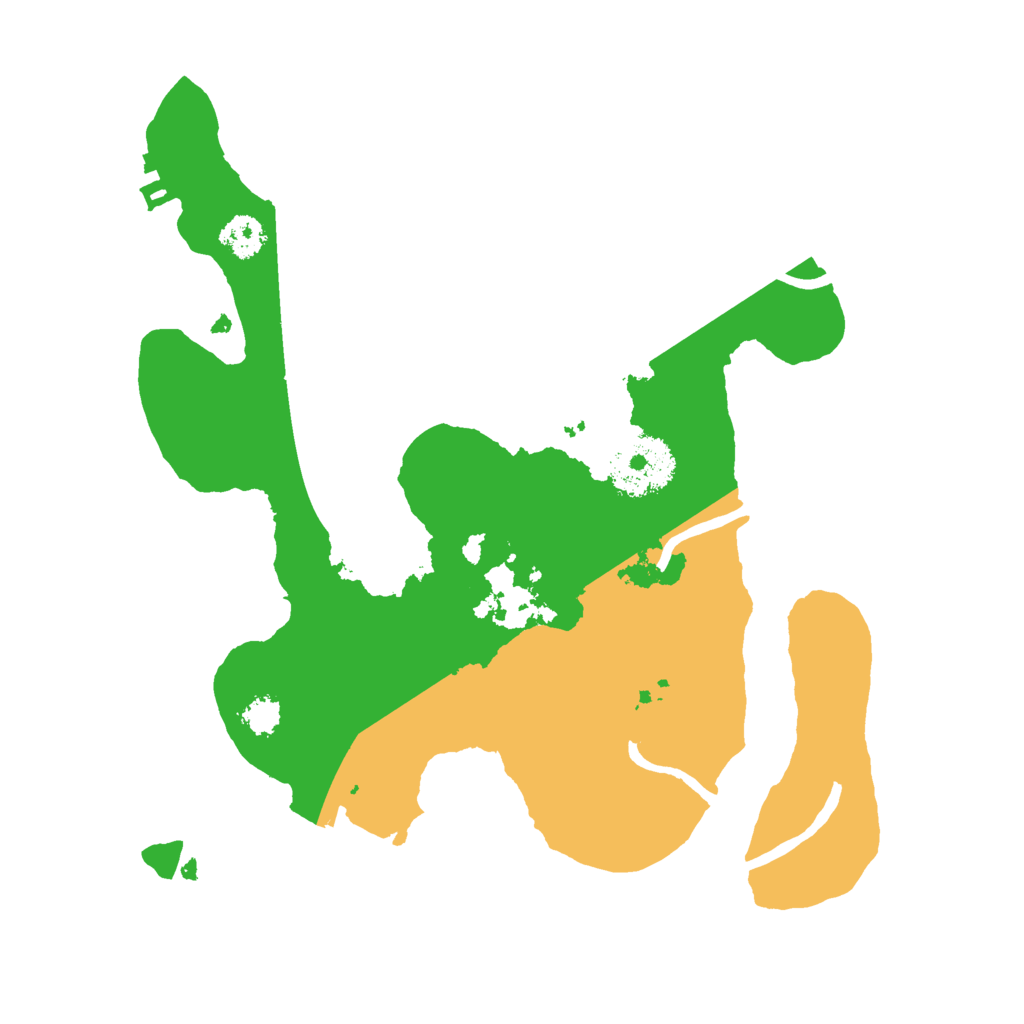 Biome Rust Map: Procedural Map, Size: 2500, Seed: 6996420