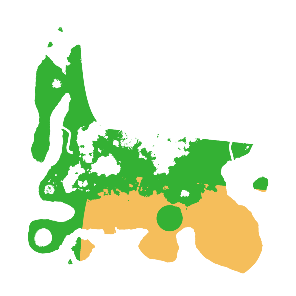 Biome Rust Map: Procedural Map, Size: 3000, Seed: 189866629