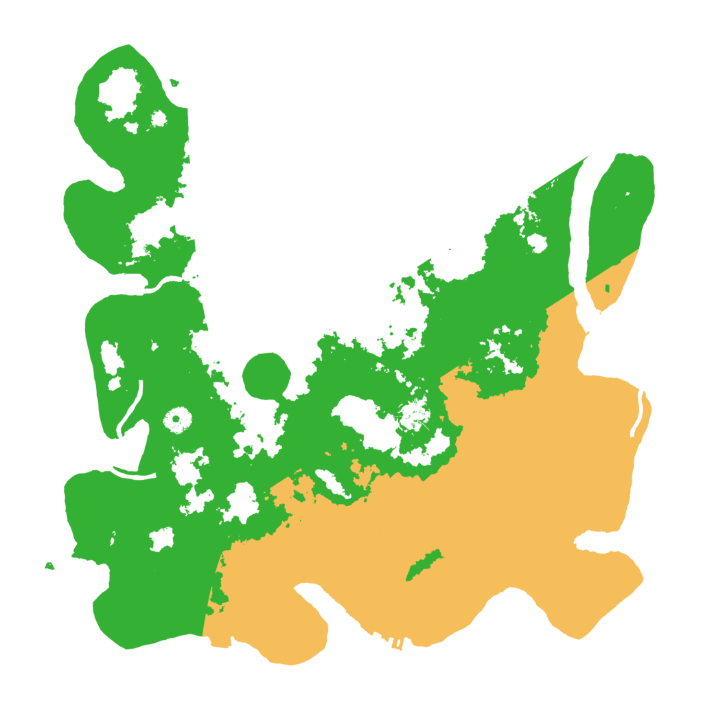 Biome Rust Map: Procedural Map, Size: 4000, Seed: 1232354