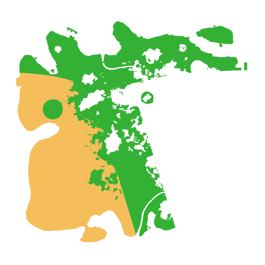 Biome Rust Map: Procedural Map, Size: 3500, Seed: 83798236