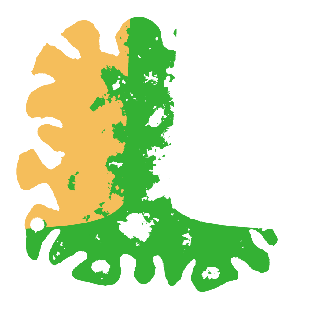 Biome Rust Map: Barren, Size: 4000, Seed: 1134267668