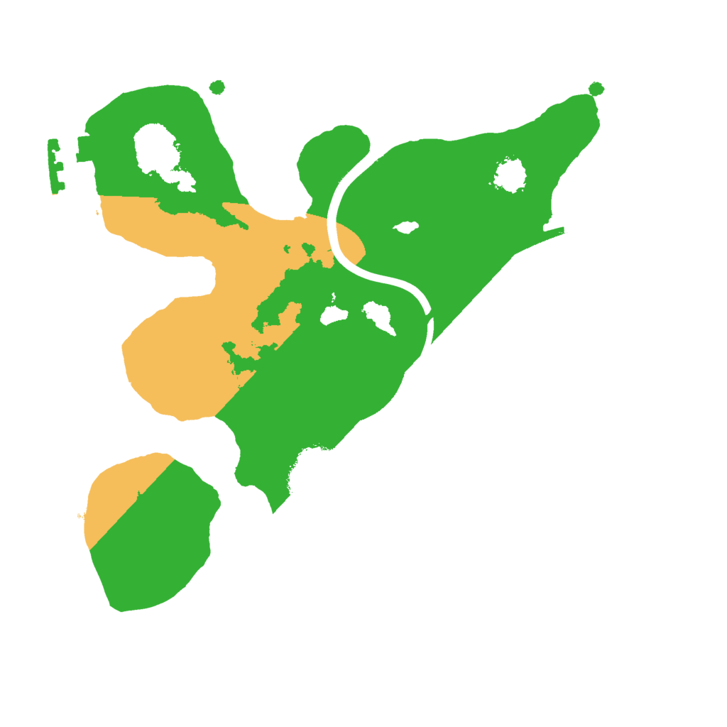 Biome Rust Map: Procedural Map, Size: 2000, Seed: 826541572