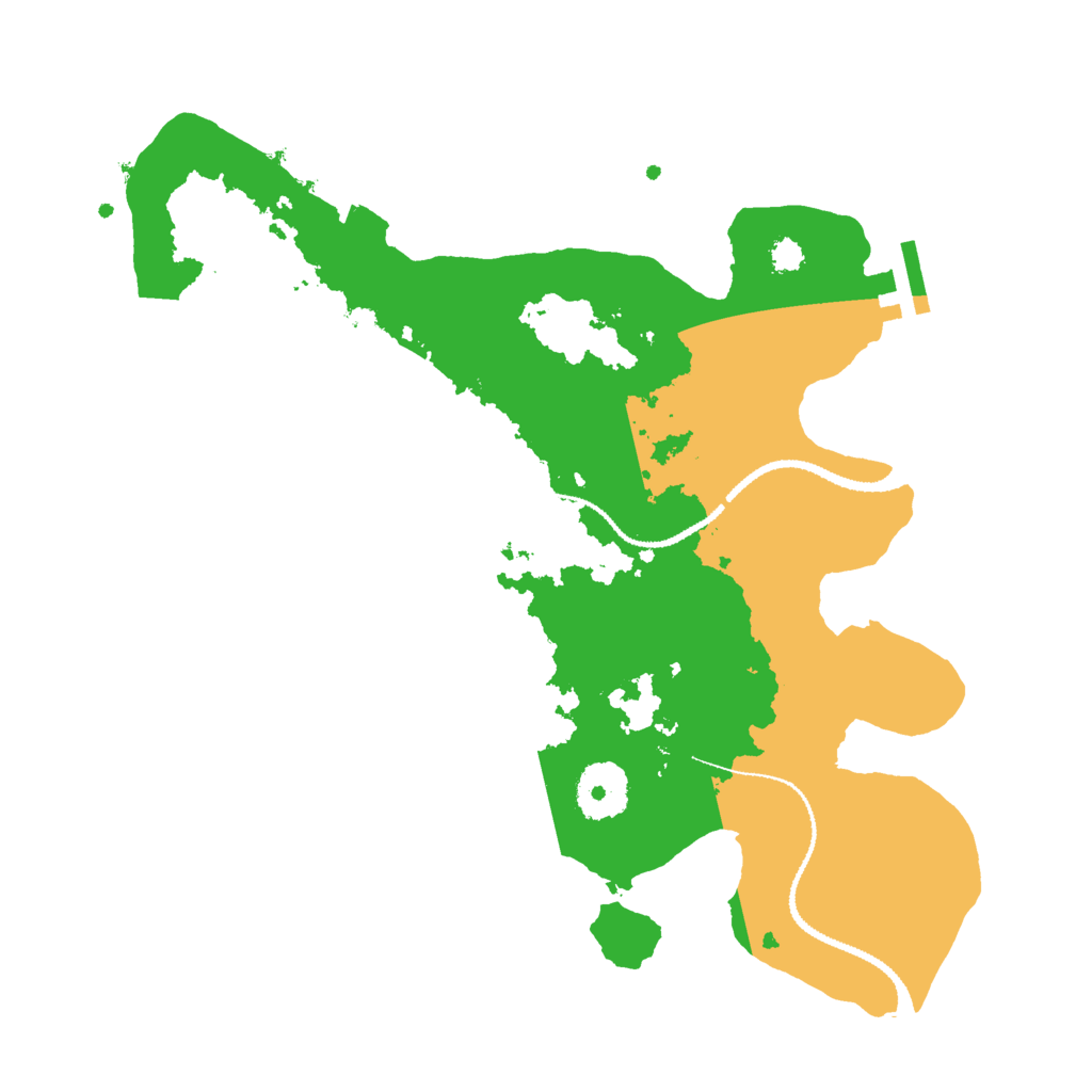 Biome Rust Map: Procedural Map, Size: 3000, Seed: 2073278441