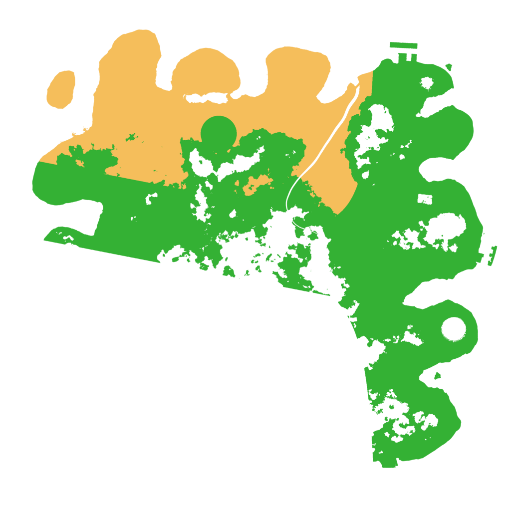 Biome Rust Map: Procedural Map, Size: 3750, Seed: 184202745