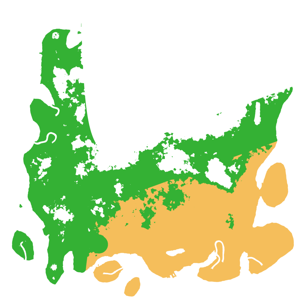 Biome Rust Map: Procedural Map, Size: 4500, Seed: 1224729388